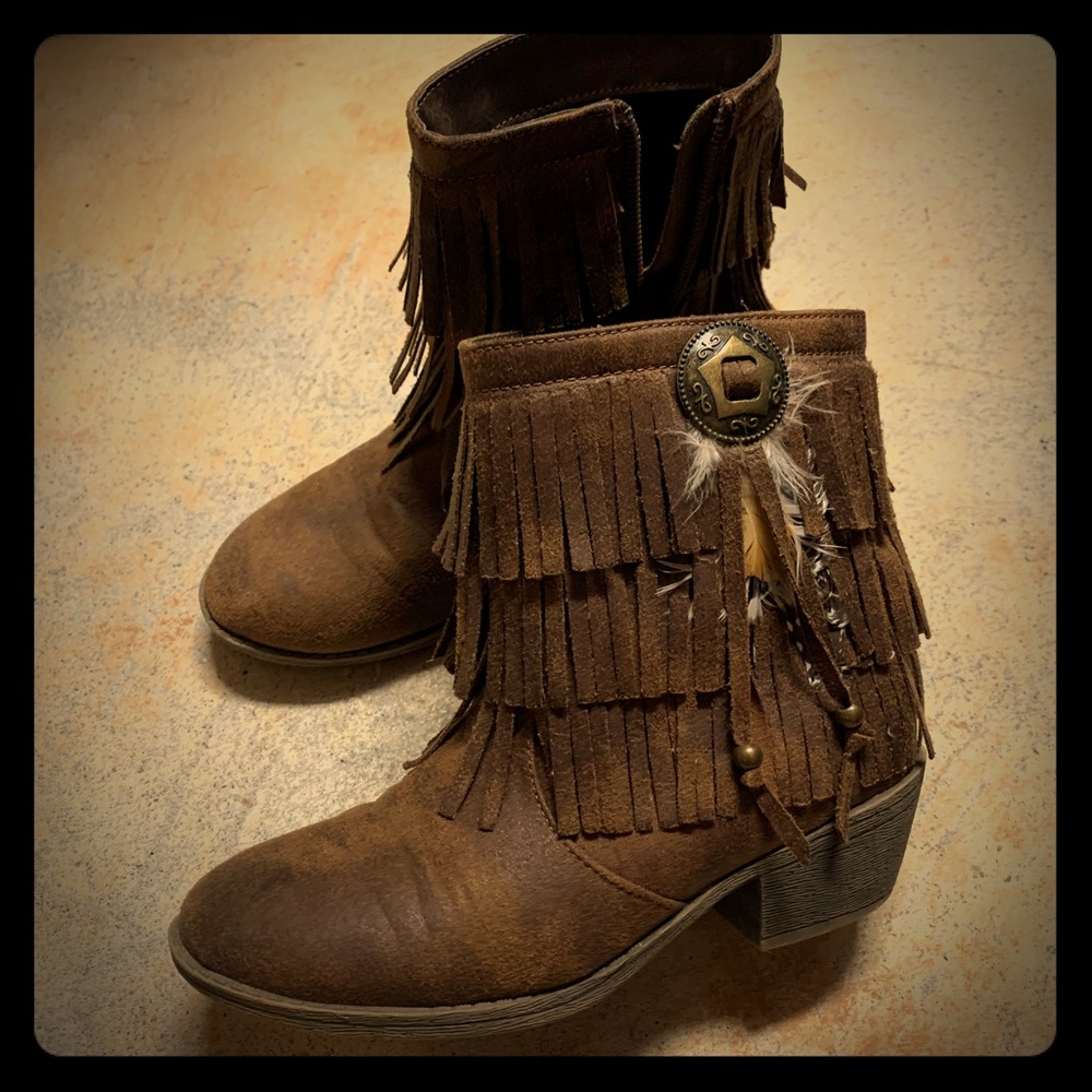 Justice  boots with little heels